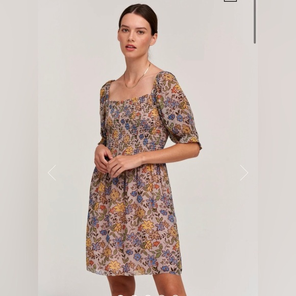 L Velvet Estella floral print dress by Graham & Spencer - Picture 7 of 7